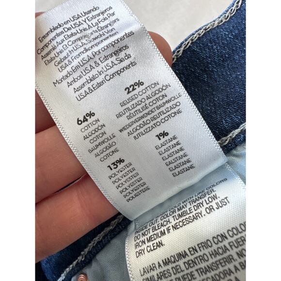 MOTHER The Insider Crop Denim Jean Step Fray Sake To Me Size 25 - Picture 4 of 9